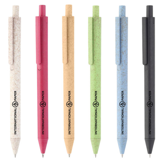 Branded Wheat Straw Eco Pens